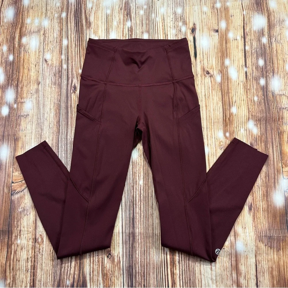 Lululemon Athletica Women’s Leggings Size 2 Burgundy
